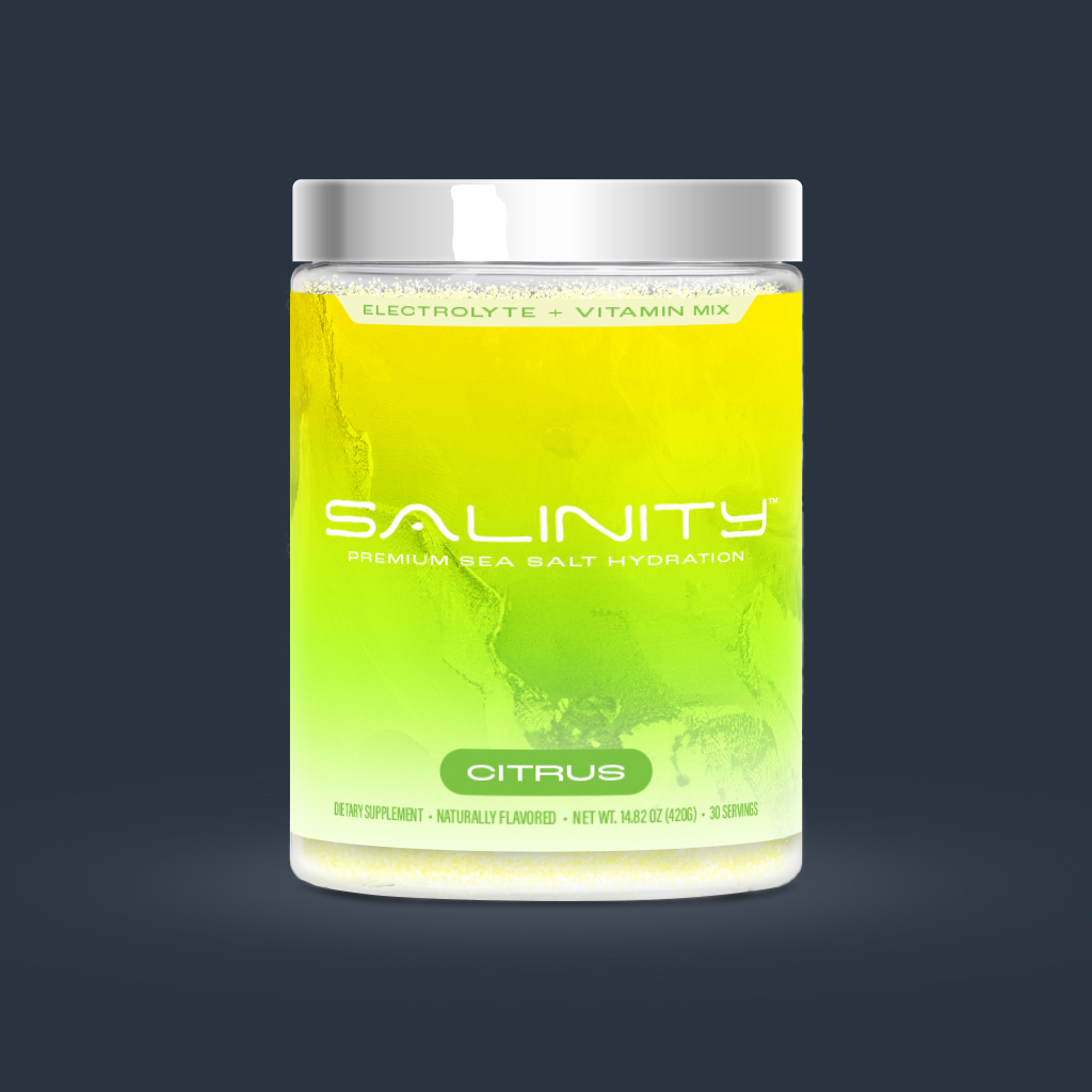 Salinity Citrus electrolyte and vitamin mix tub