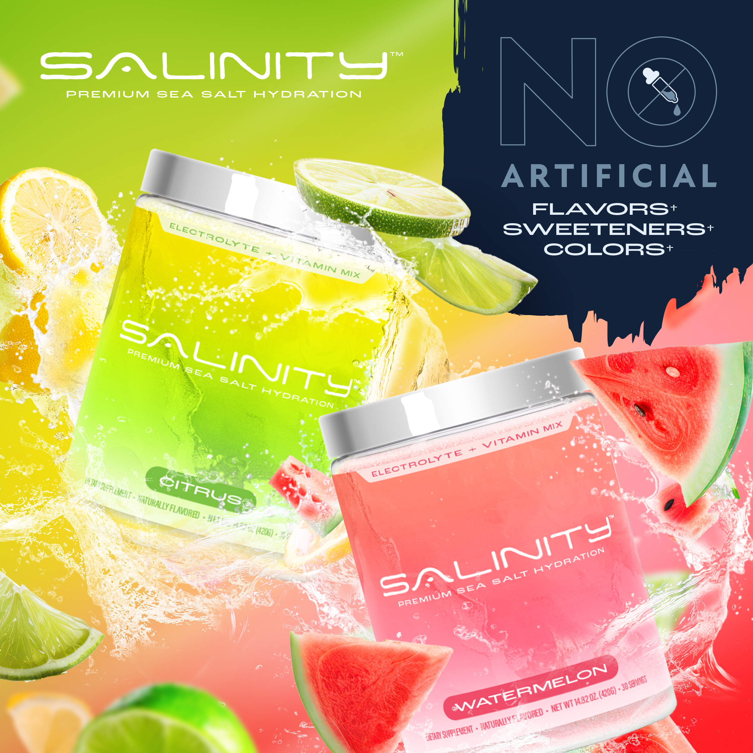 Salinity Citrus and Watermelon combo pack